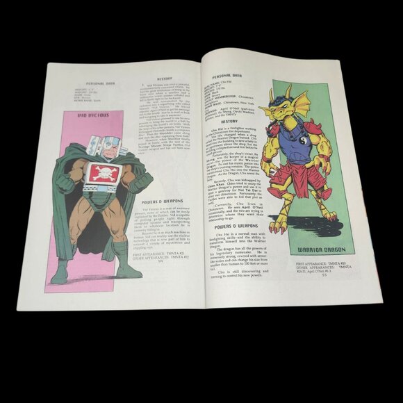 VTG ⭐️ 1993 Teenage Mutant Ninja Turtles: Mutant Universe Sourcebook Issue 2 - Picture 4 of 5